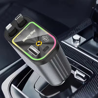 Modulator Bluetooth + Incarcator Fast Charge + Lumina Ambientala