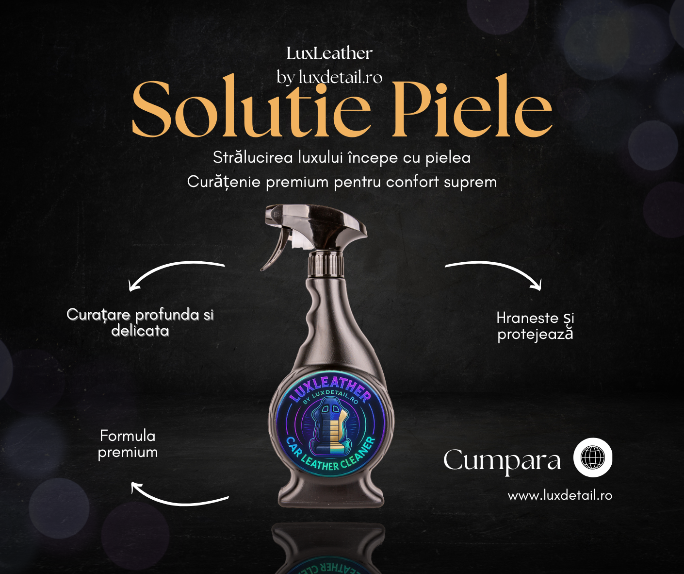 LuxLeather - Solutie Curatare Piele