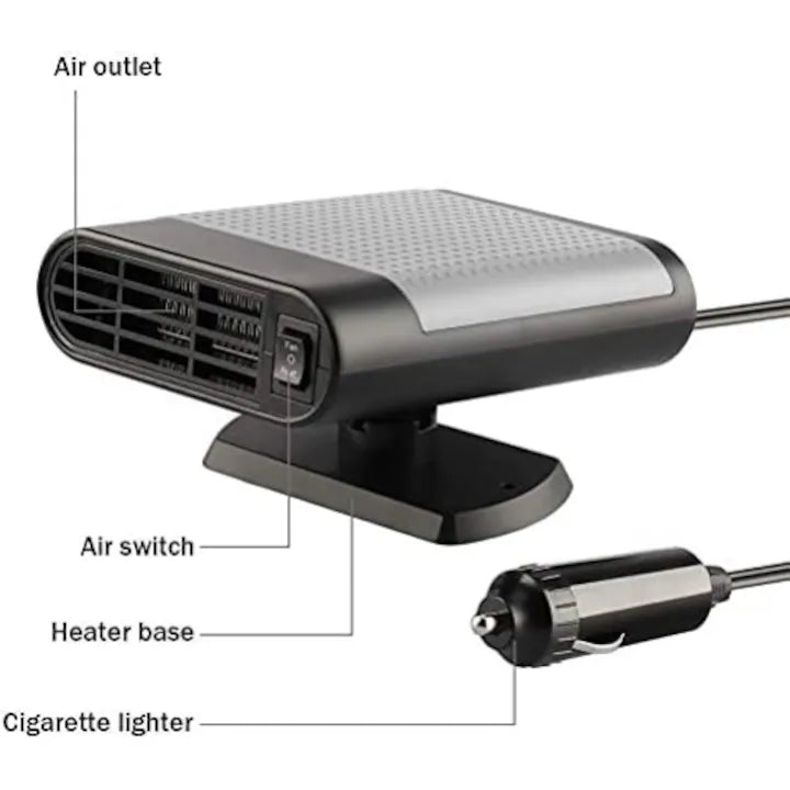 Aeroterma auto dezghetare parbriz 12V